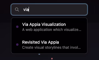 Project search and filtering