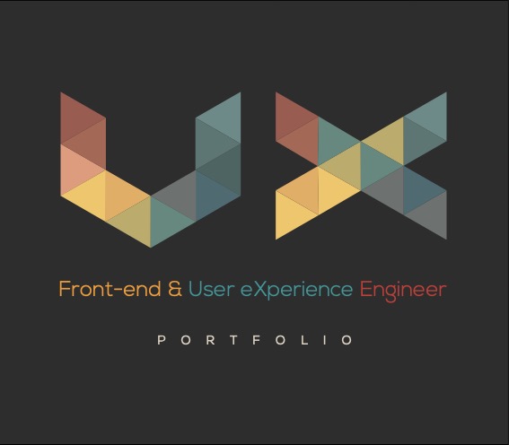 Preview of the original illustrated UX portfolio PDF archive